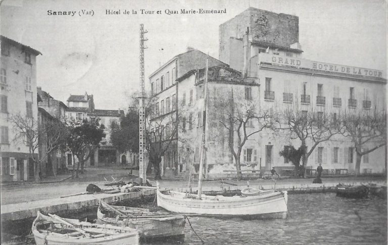 L’Hôtel de la Tour depuis le quai Esménard, XXème siècle