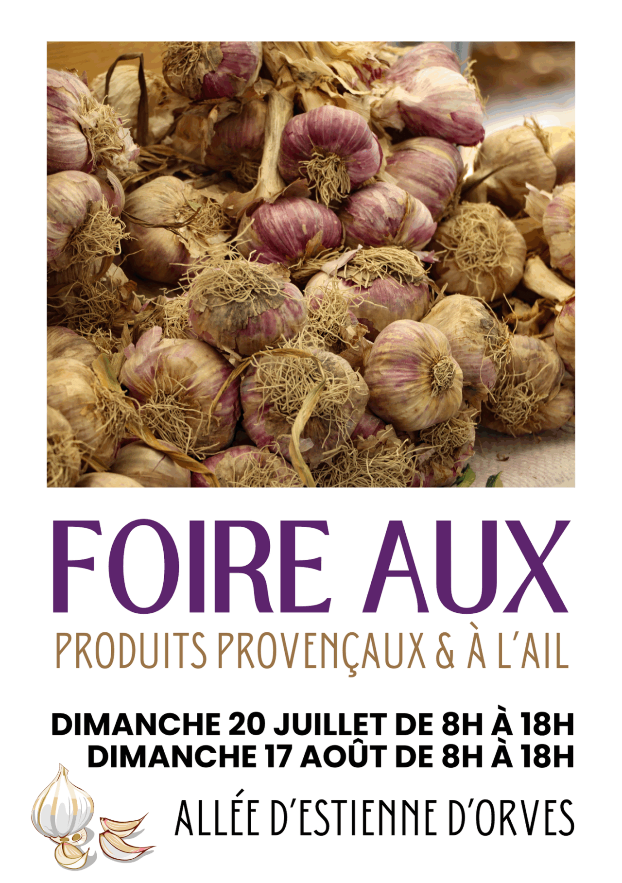 Foire aux produits provençaux et à lail