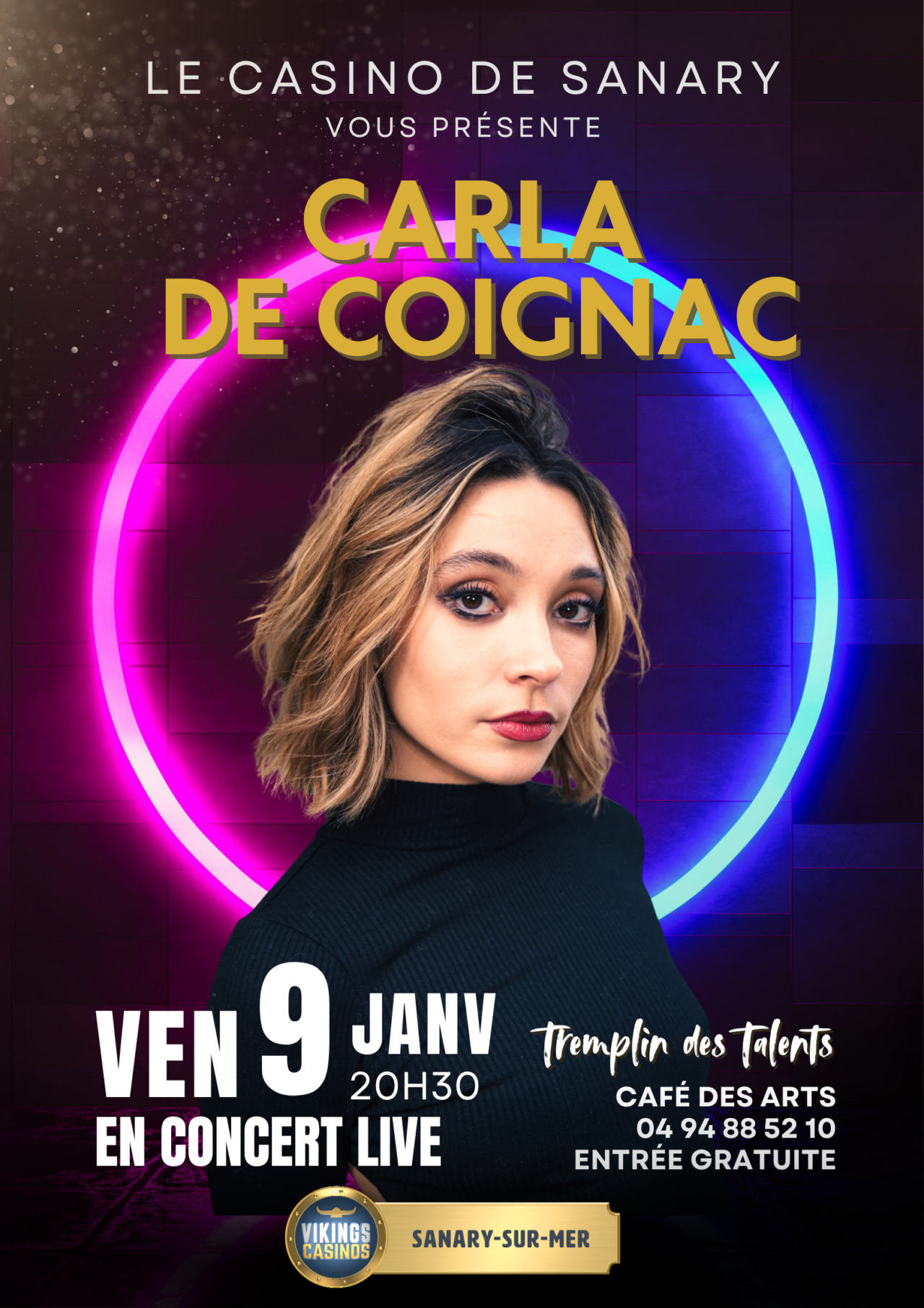Concert Live : Carla de Coignac