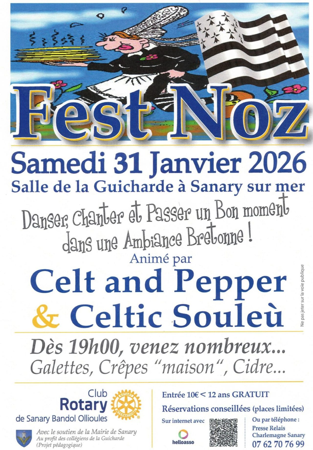 Soirée bretonne : Fest Noz